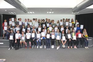Das Team des Schulsanitätsdienstes der KGS Neustadt