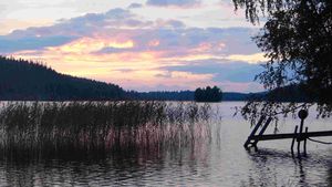 Das Abschlussfest wurde am Katumajärvi-See in Hämeenlinna gefeiert