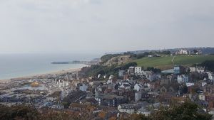 Der Ausblick über Hastings