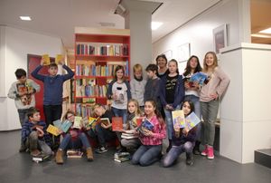 Teilnehmer der Bücherschrank-AG