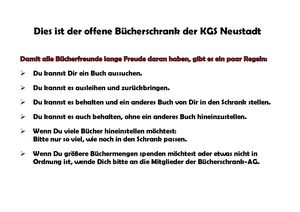 Bücherschrankregeln